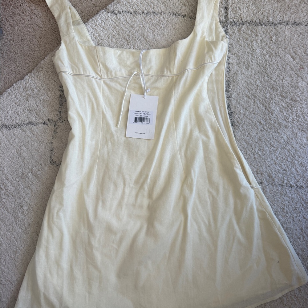 Peppermayo Cream Mini Dress